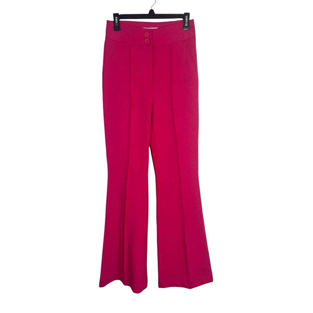 Romeo & Juliet Couture NWT Women's Pink Flared Leg Pants M MSRP $185